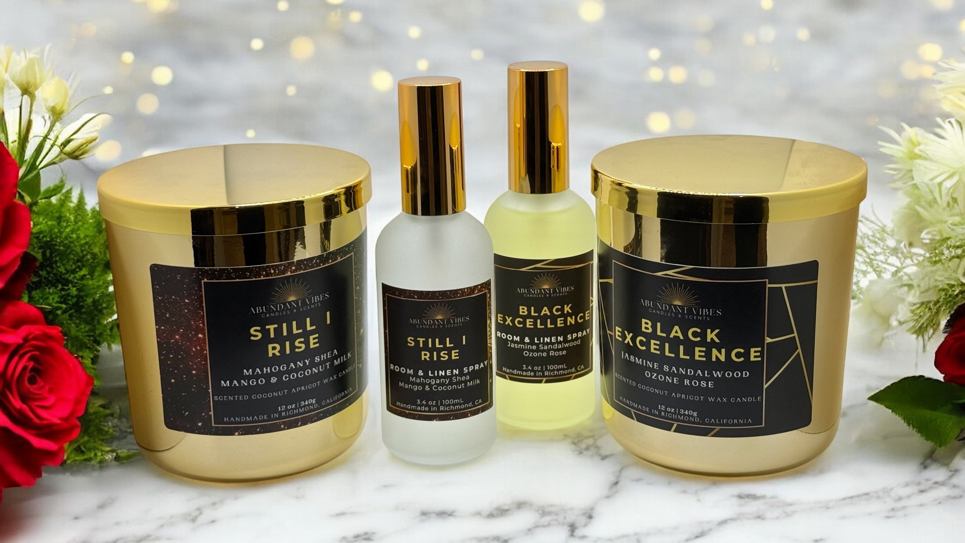 Black Excellence Collection Abundant Vibes Candles & Scents Black Excellence Collection Abundant Vibes Candles & Scents