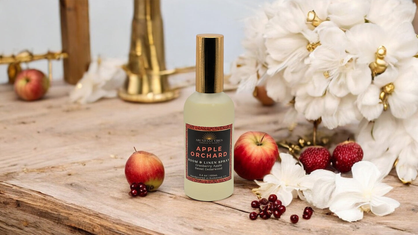 Apple + Cranberry + Cedarwood Room Spray | Apple Orchard