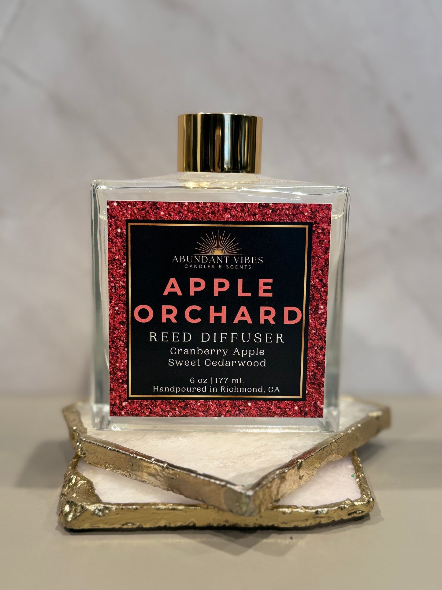 Apple + Cranberry + Cedarwood Reed Diffuser | Apple Orchard