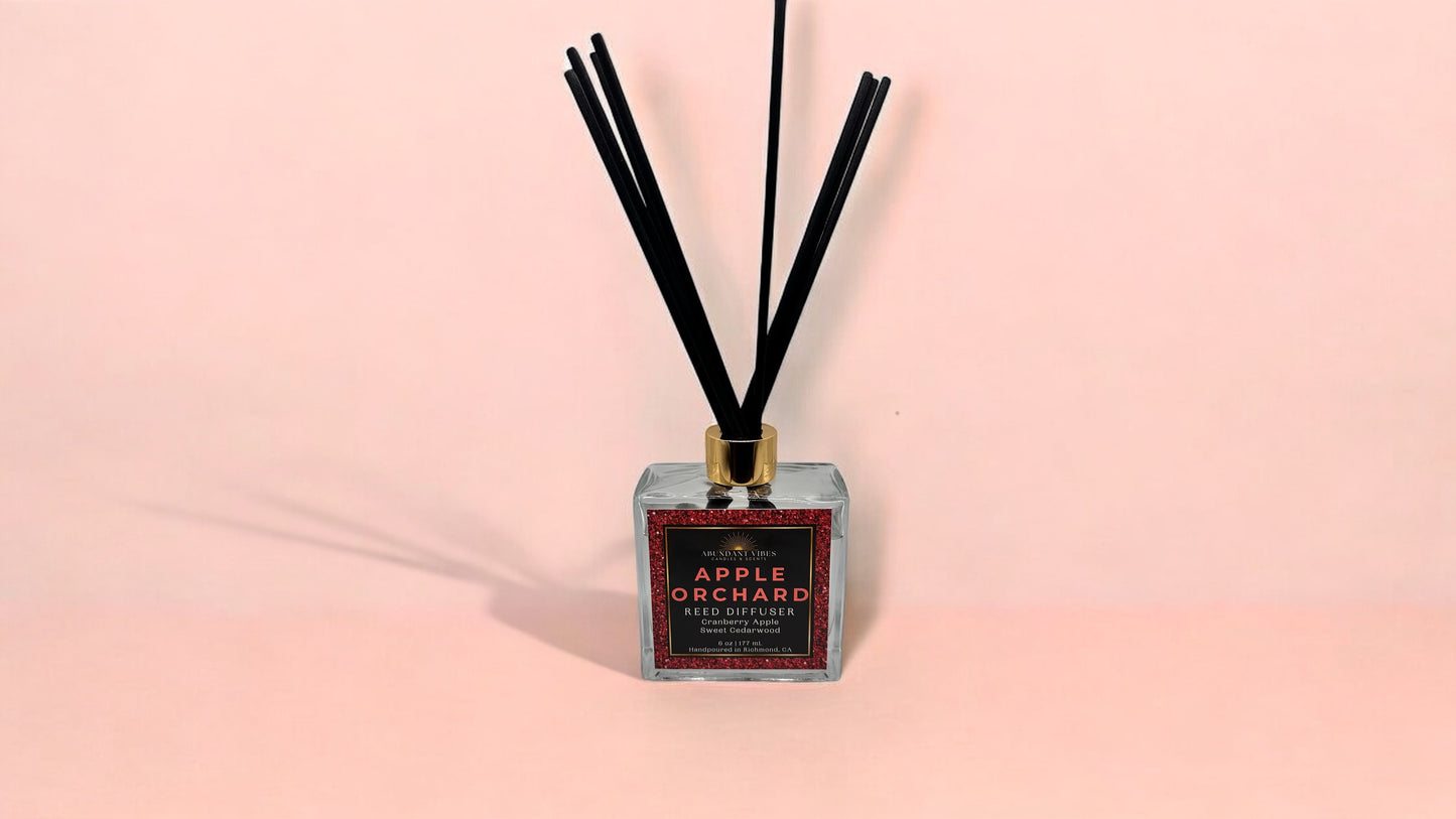 Apple + Cranberry + Cedarwood Reed Diffuser | Apple Orchard
