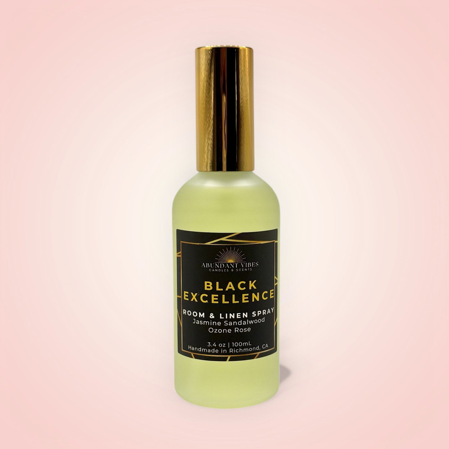 Jasmine + Sandalwood + Ozone Rose Room Spray | Black Excellence