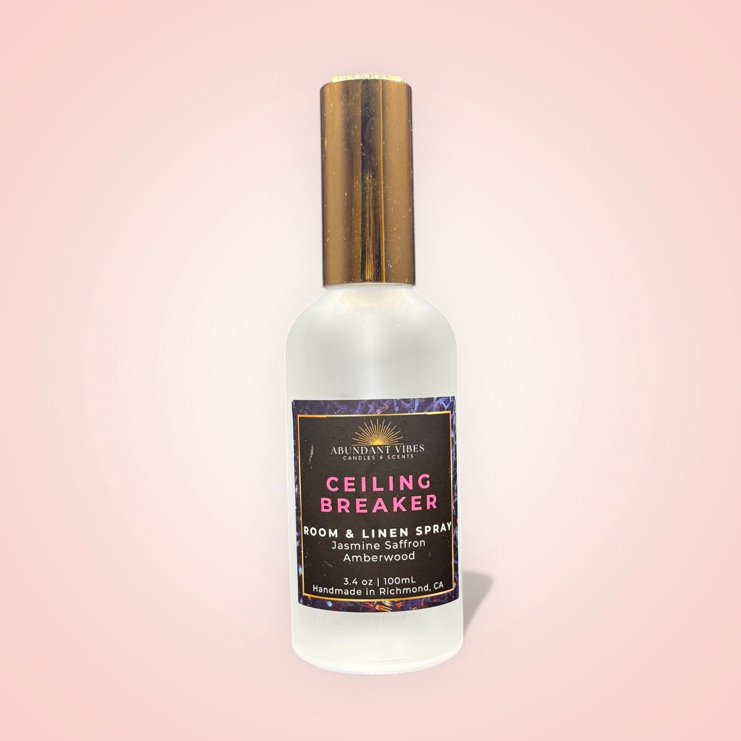 Jasmine + Saffron + Amberwood Room Spray | Ceiling Breaker