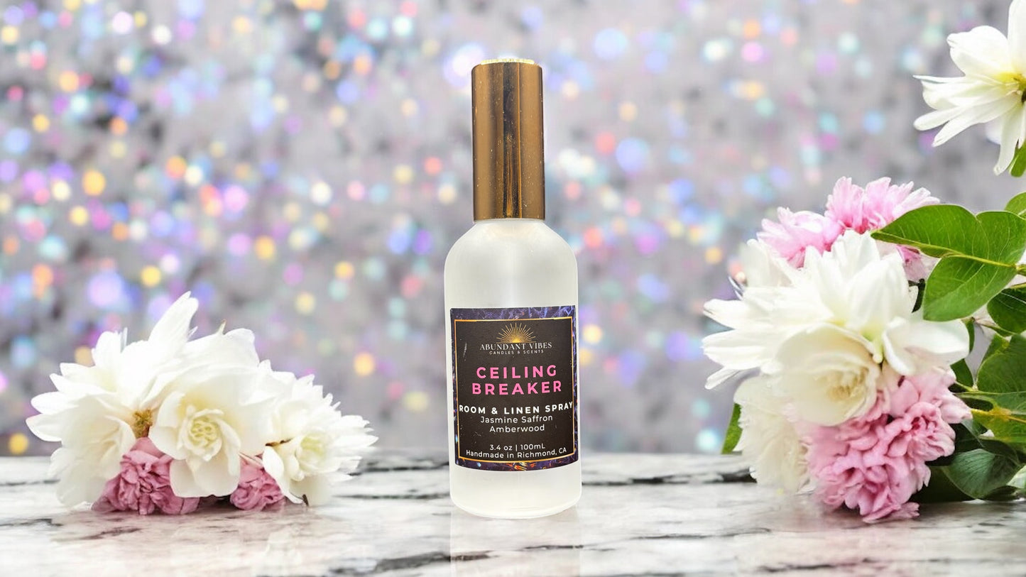 Jasmine + Saffron + Amberwood Room Spray | Ceiling Breaker