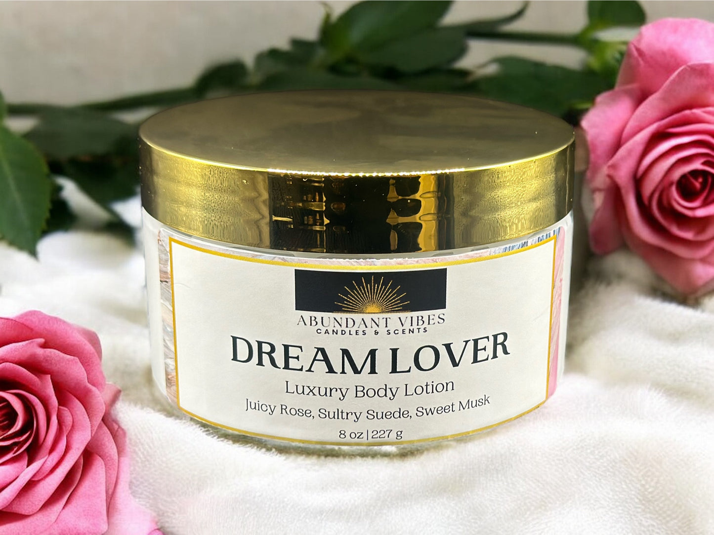 Rose + Jasmine + Suede + Musk Body Lotion | Dream Lover