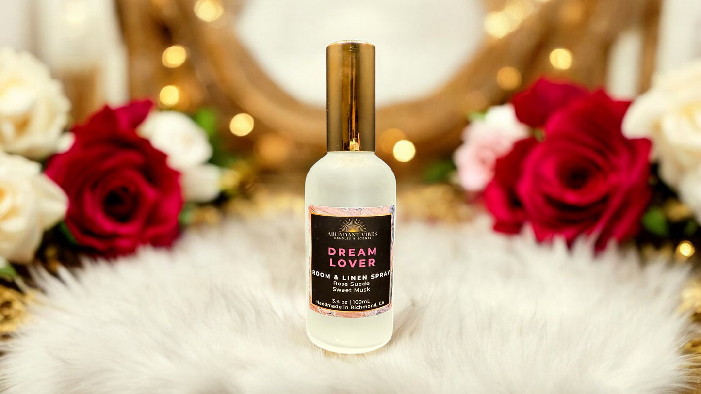 Rose + Jasmine + Suede + Musk Room Spray | Dream Lover