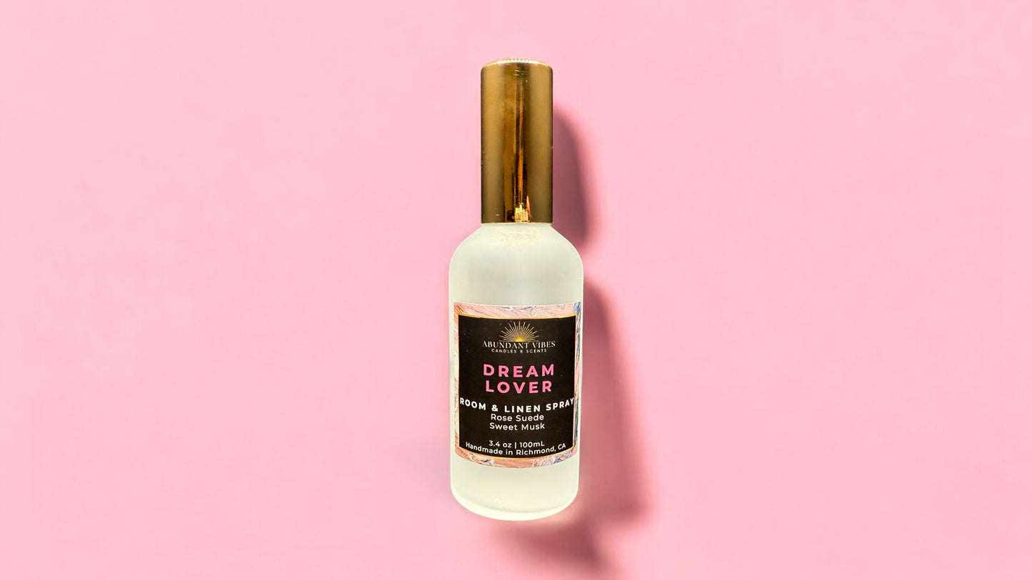 Rose + Jasmine + Suede + Musk Room Spray | Dream Lover