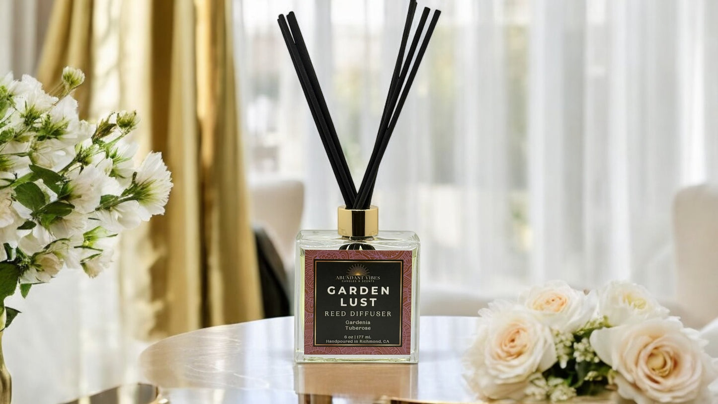 Gardenia Tuberose Reed Diffuser | Garden Lust