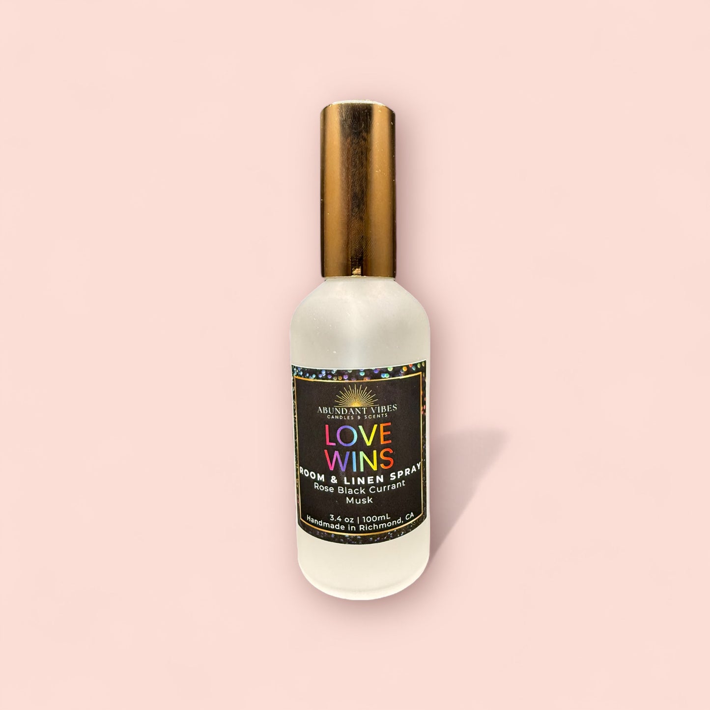 Rose + Black Currant + Musk Room Spray | Love Wins
