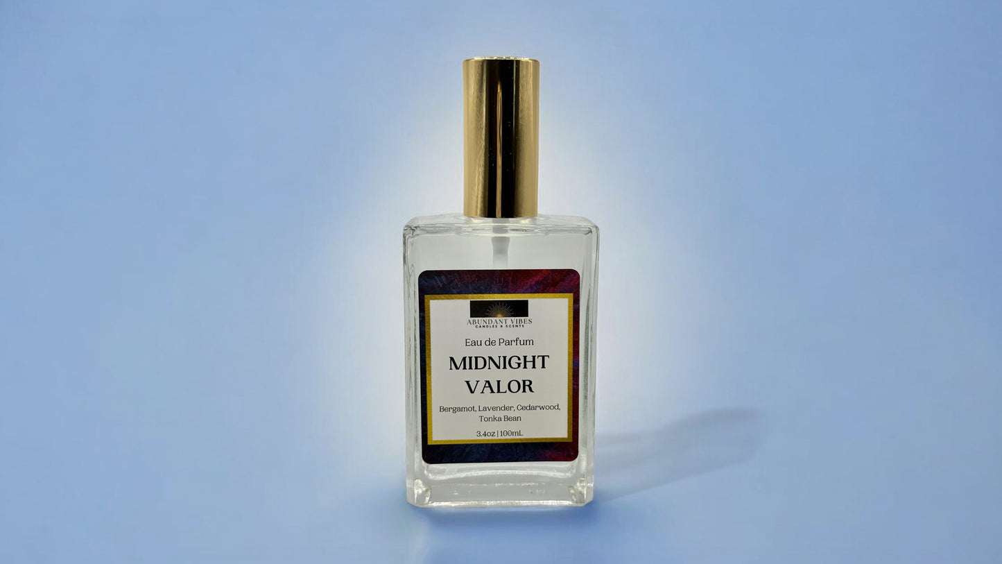Bergamot + Lavender + Cedarwood + Tonka Bean Eau de Parfum | Midnight Valor