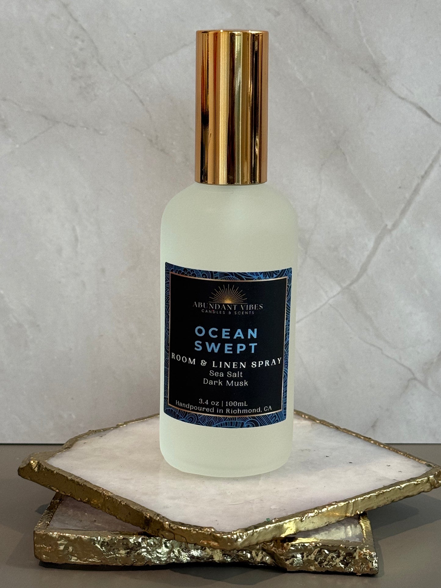 Sea Salt + Dark Musk Room Spray | Ocean Swept