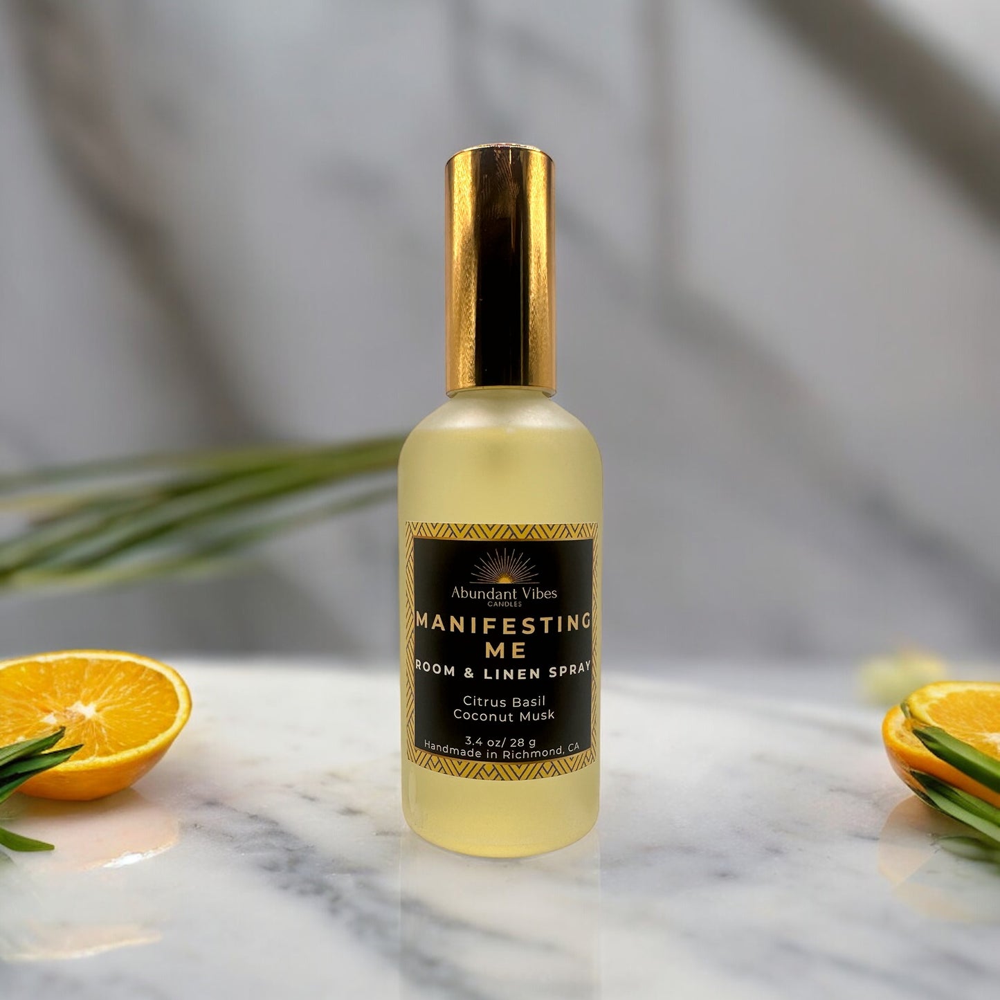 Citrus Basil + Coconut Musk Room Spray | Manifesting Me