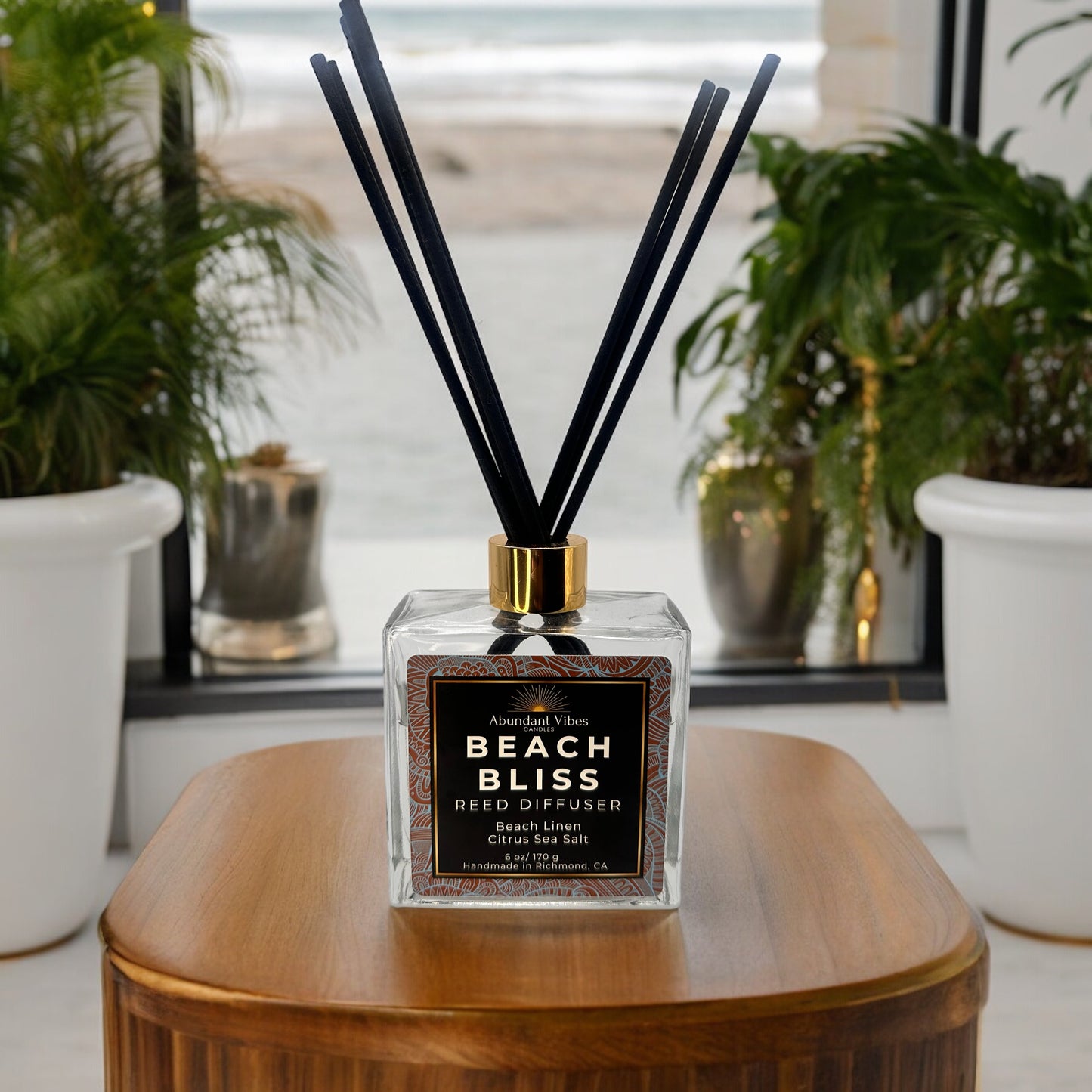 Beach Linen + Sea Mist Reed Diffuser | Beach Bliss