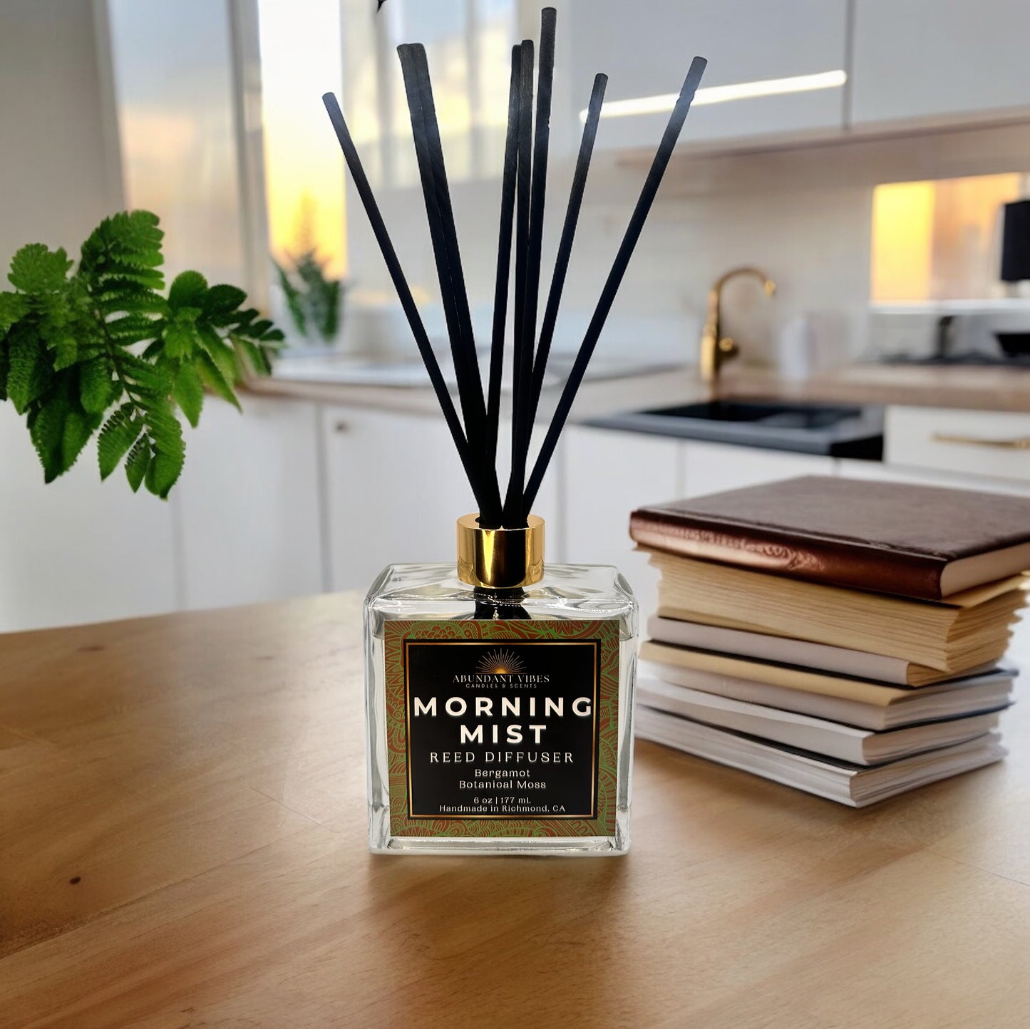 Bergamot + Botanical Musk Reed Diffuser | Morning Mist