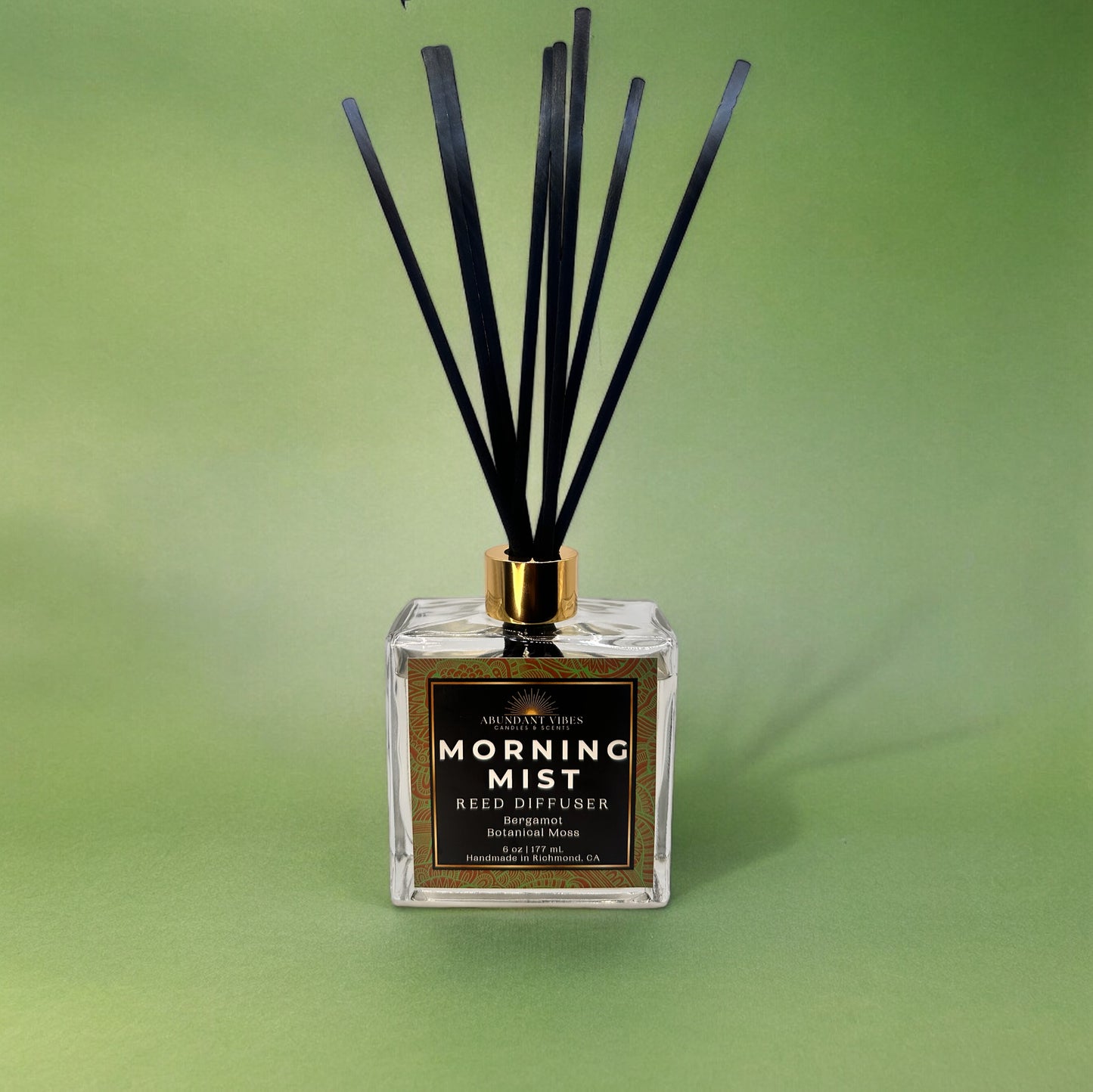 Bergamot + Botanical Musk Reed Diffuser | Morning Mist