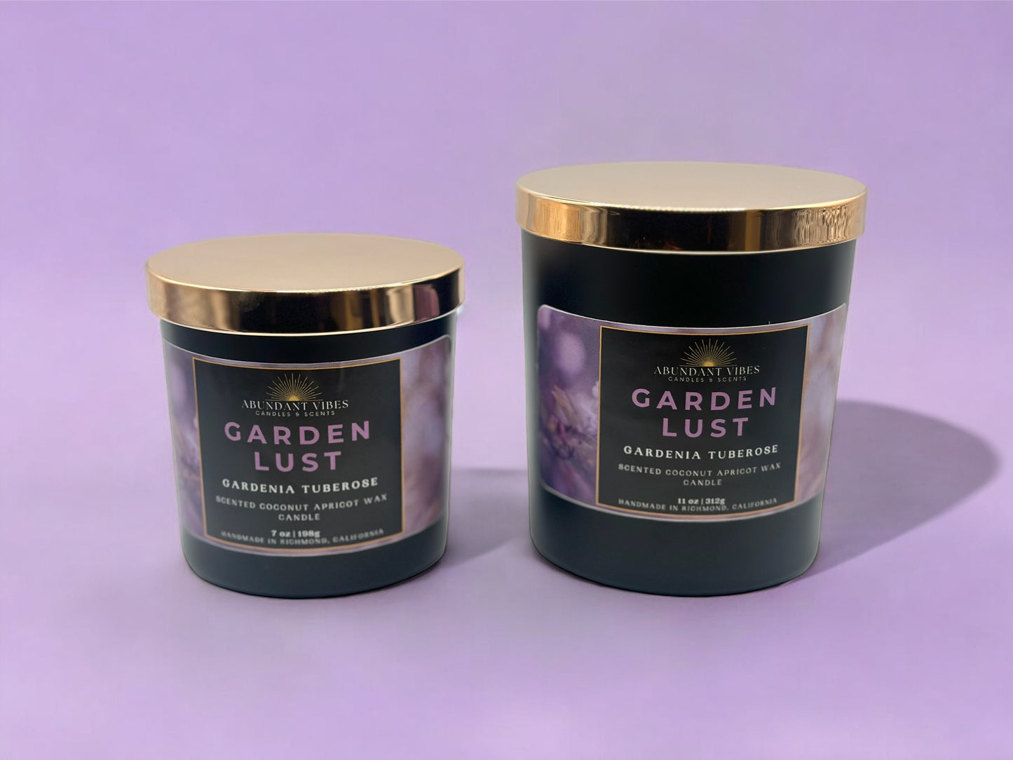 Gardenia Tuberose Candle | Garden Lust | Luxury Coconut Apricot Wax Candle