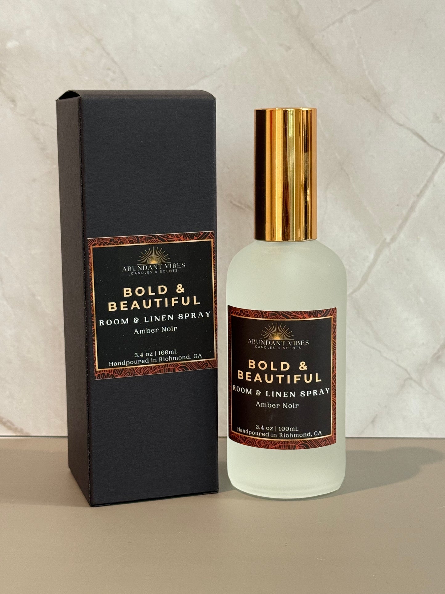 Amber Noir Room Spray | Bold & Beautiful