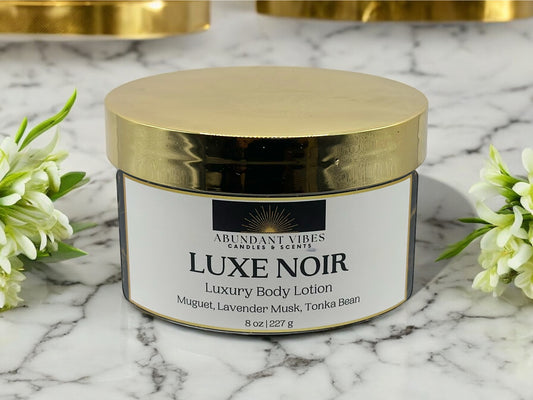 Luxe Noir Body Lotion (Muguet + Lavender Musk + Tonka Bean)