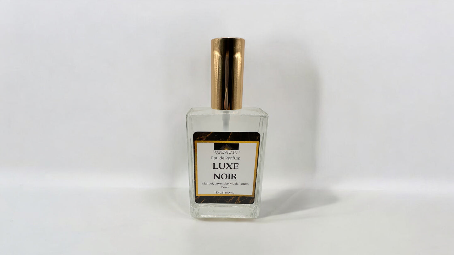 Luxe Noir Eau de Parfum (Lily of the Valley + Lavender Musk + Tonka Bean)