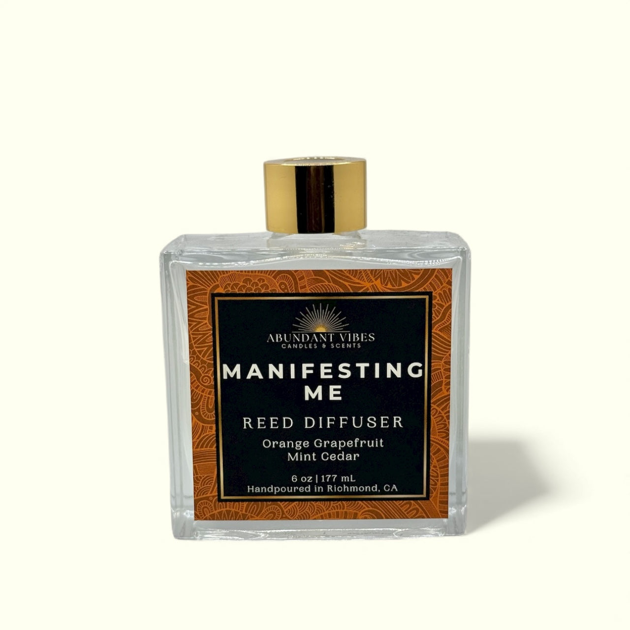 Orange + Grapefruit + Mint + Cedar | Manifesting Me Diffuser