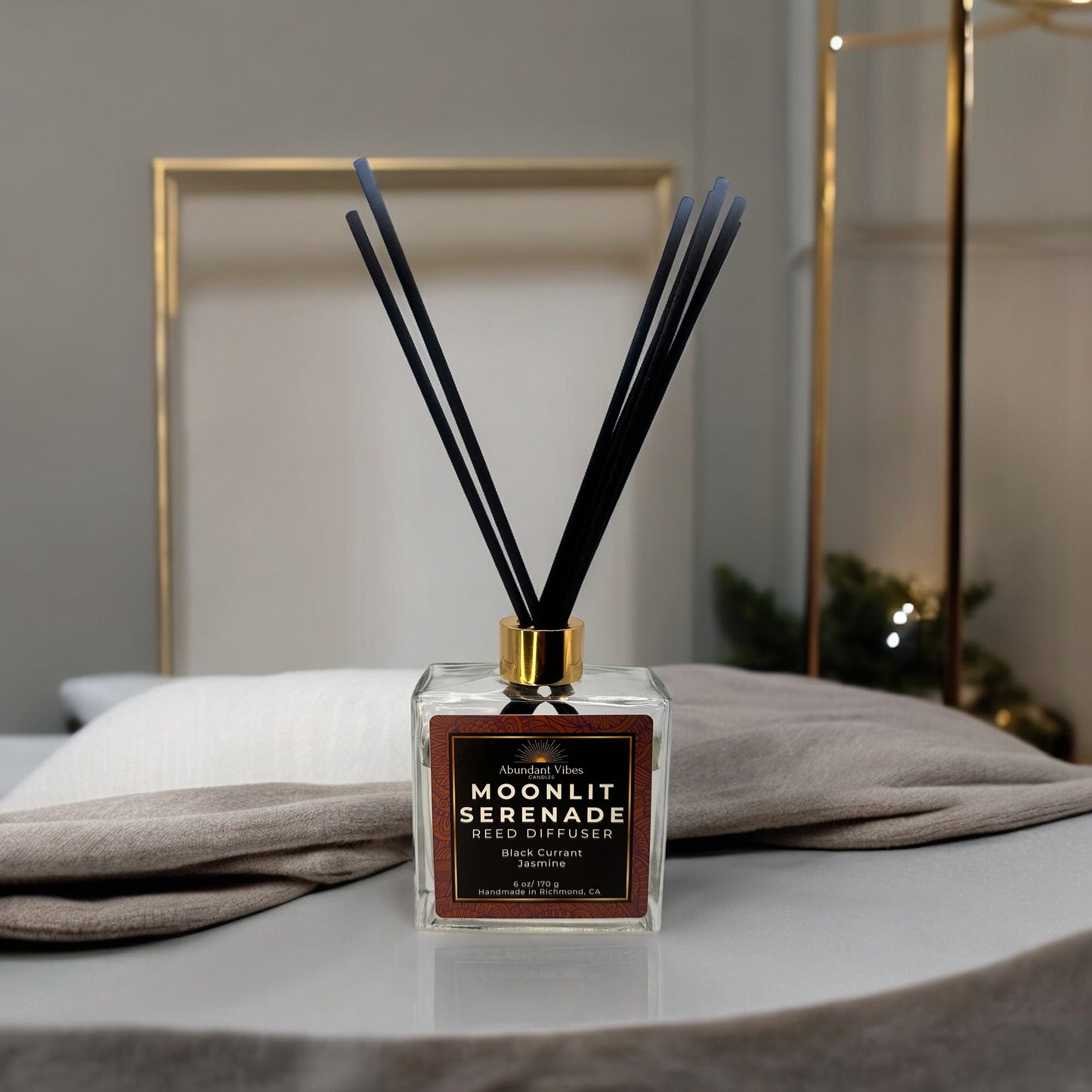 Moonlit Serenade Reed Diffuser (Black Currant + Jasmine)