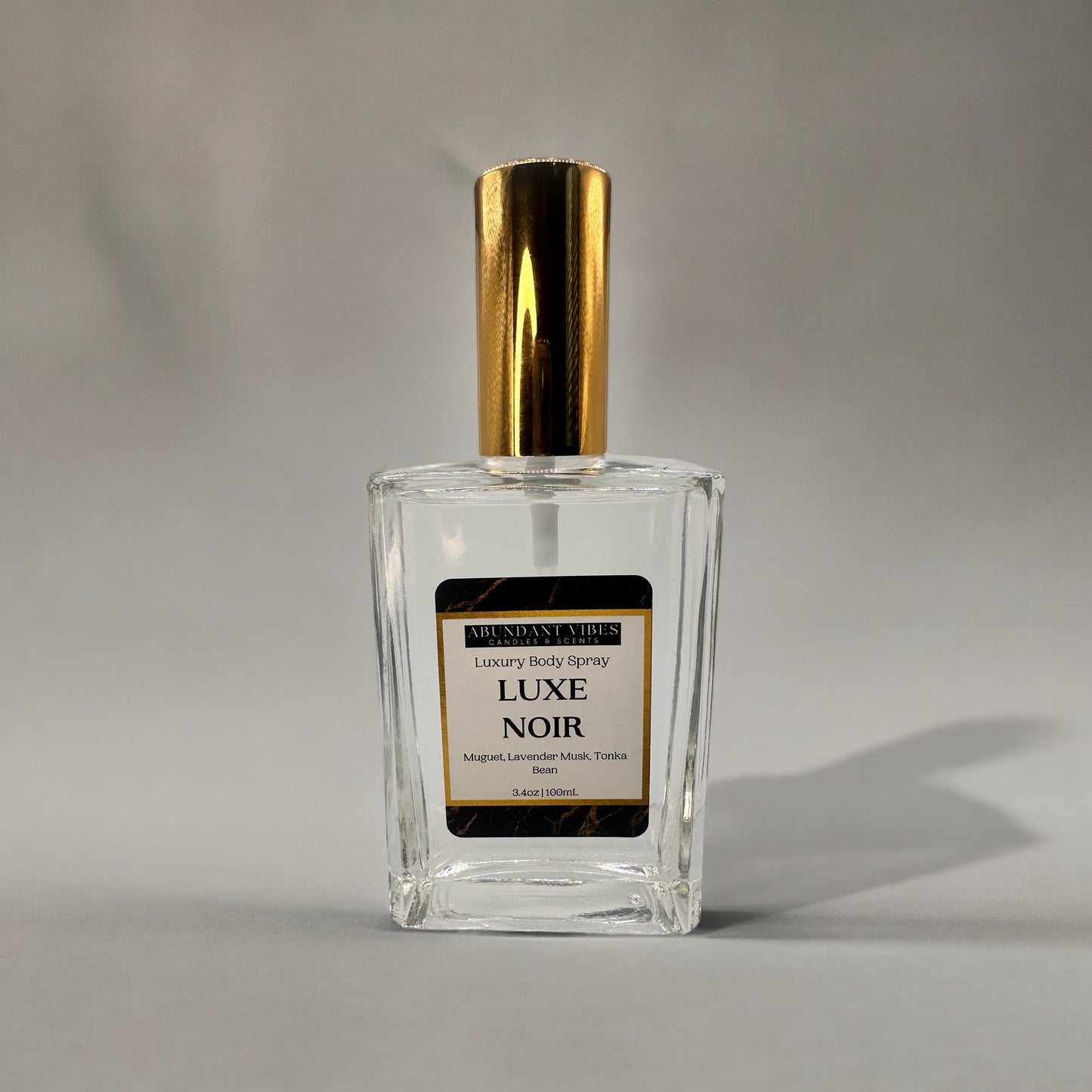 Luxe Noir Body Spray (Lily of the Valley + Lavender Musk + Tonka Bean)