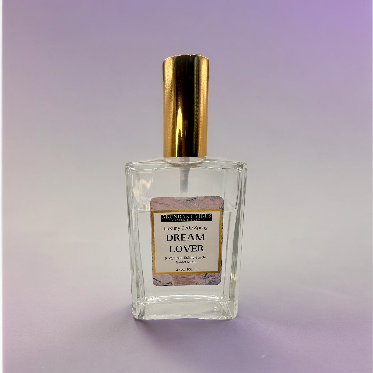 Dream Lover Body Spray (Rose + Jasmine + Suede + Musk)