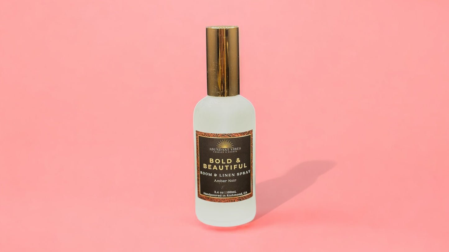 Amber Noir Room Spray | Bold & Beautiful